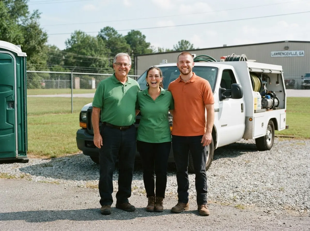 OakTrail Portable Toilets portable toilet rentals team in Lawrenceville, GA